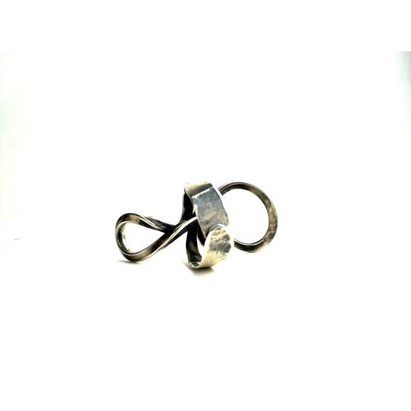 Sculptural Abstract Modern Ring Adjustable - Picture 6 of 9